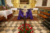 El Taller de Restauración Municipal de Lorca realiza una intervención en el Cristo de la Misericordia del Paso Morado